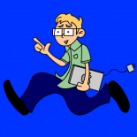 Jon on the run!